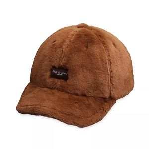 EUC rag & bone Addison Faux Fur Baseball Cap